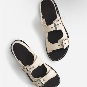 Madewell The Maude Double Strap Slingback Sandal